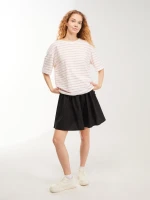 Купить Юбка мини однотонная женская LAWA WTC02493 M Черный Артикул: 2000999620911 Миниатюра фотографии № 2
