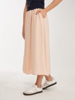 Купить Юбка однотонная женская GENUA G011229-0028 S Бежевый Артикул: 2000999483059 Миниатюра фотографии № 3