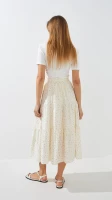 Купить Юбка кэжуал с узором женская GENUA 6379 One Size Молочный Артикул: 2000991051522 Миниатюра фотографии № 5