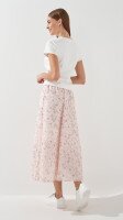 Юбка с узором женская 6398 One Size Пудровый  Фото №2