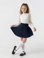 Спiдниця класична для дівчинки Baby Show 56001 110 см Темно-синій (2000990554239D)(SC)  Фото №0