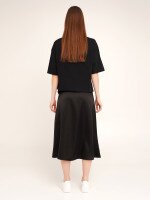 Юбка однотонная женская LAWA WTC02359 L Черный  Фото №2