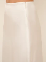 Юбка однотонная женская LAWA WTC02359 XS Молочный  Фото №3