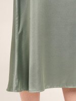 Юбка однотонная женская LAWA WTC02359 L Оливковый  Фото №3