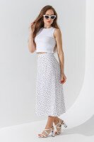 Юбка с узором женская LAWA WTC02303 XL Бело-черный  Фото №1