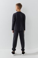 Спортивные штаны однотонные для мальчика LAWA BBC02324 122 см Графитовый  Фото №1