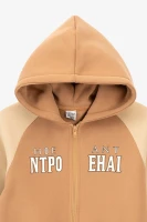 Спортивный костюм кофта+штаны для мальчика Lizi 3123 116 см Коричнево-бежевый  Фото №8