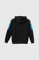 Спортивный костюм (кофта+штаны) для мальчика XHZ-0596 158 см Черно-голубой (2000990733139D)  Фото №12