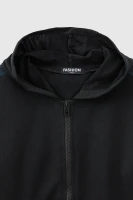 Спортивный костюм (кофта+штаны) для мальчика XHZ-0596 158 см Черно-голубой (2000990733139D)  Фото №9