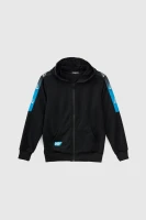 Спортивный костюм (кофта+штаны) для мальчика XHZ-0596 158 см Черно-голубой (2000990733139D)  Фото №8