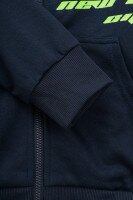 Спортивный костюм (кофта+штаны) для мальчика XHZ-0599 146 см Темно-синий с салатовым (2000990733054D)  Фото №9