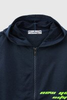 Спортивный костюм (кофта+штаны) для мальчика XHZ-0599 146 см Темно-синий с салатовым (2000990733054D)  Фото №7