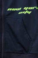 Спортивный костюм (кофта+штаны) для мальчика XHZ-0599 146 см Темно-синий с салатовым (2000990733054D)  Фото №8