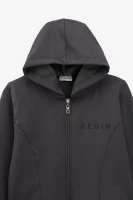 Спортивний костюм толстовка+штани для дівчинки Benini 241422 152 см Темно-сірий  Фото №9