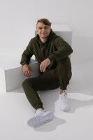 Спортивные штаны мужские Demos DMS007 baza S Хаки (2000989427193D)  Фото №0