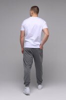 Спортивные штаны мужские прямые Tommy life 84679-B 48 Серый (2000989488699D)  Фото №3