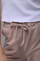 Спортивные штаны для девочки однотонные Viollen 1182 176 см Бежевый (2000989441502D)  Фото №1