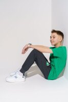 Спортивные штаны для мальчика Неслухнянки HS-877 128 см Графитовый (2000990368393D)  Фото №3