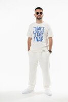 Спортивные брюки прямые мужские Breezy 23203008 M Молочный (2000989669586D)  Фото №2