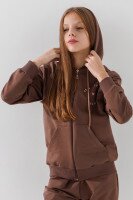 Спортивный костюм для девочки Deniz 0711 122 см Кофейный  Фото №1