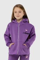 Спортивный костюм (худи, штаны) для девочки Ecrin 4610 110 см Фиолетовый (2000990093363W)  Фото №4