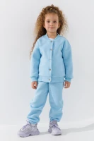 Спортивный костюм кофта+штаны для девочки Baby Show 14358 104 см Голубой  Фото №0