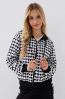Спортивний костюм кофта+штани для дівчинки Vio Faloni 6798 158 см Чорно-білий (2000990494450D)  Фото №0