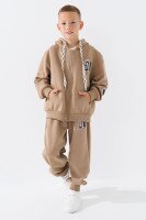 Спортивний костюм кофта+штани для хлопчика 6311 116 см Бежевий (2000990561237D)  Фото №3