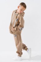 Спортивний костюм кофта+штани для хлопчика 6311 116 см Бежевий (2000990561237D)  Фото №5