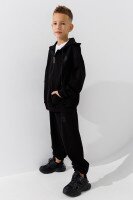 Спортивний костюм кофта+штани для хлопчика Waxmen 1114 116 см Чорний (2000990751676W)  Фото №2