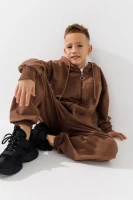 Спортивний костюм кофта+штани для хлопчика Waxmen 1114 116 см Кавовий (2000990751621W)  Фото №0