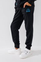 Спортивний костюм (кофта+штани) для хлопчика XHZ-0596 134 см Чорно-блакитний (2000990733153D)  Фото №3