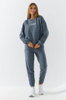 Спортивний костюм однотонний жіночий On me Onme-21-K XS Графітовий (2000990804839D)
