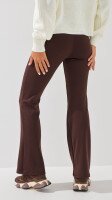Купить Брюки клёш однотонные женские LAWA WBC02481 XS Коричневый Артикул: 2888000016300 Миниатюра фотографии № 3