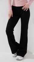 Купить Брюки клёш однотонные женские LAWA WBC02502 S Черный Артикул: 2000999478055 Миниатюра фотографии № 1