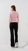 Купить Брюки клёш однотонные женские LAWA WBC02502 S Черный Артикул: 2000999478055 Миниатюра фотографии № 5