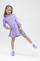 Сукня-худі для дівчинки Toontoy 23050 92 см Бузковий (2000989670681D)  Фото №4
