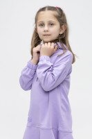 Сукня-худі для дівчинки Toontoy 23050 92 см Бузковий (2000989670681D)  Фото №0