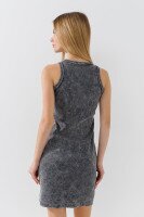 Платье однотонное для девочки Benini 251035 152 см Серый  Фото №3