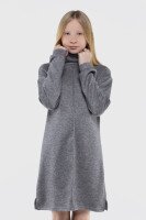 Платье однотонное для девочки MyChance 2359 140 см Серый (2000990239587D)  Фото №4