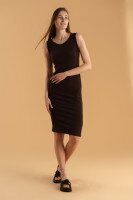 Платье однотонное женское 647-baza 48 Коричневый (2000990342539S)  Фото №1