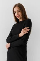 Платье однотонное женское 851 44 Черный (2000990748423D)  Фото №0