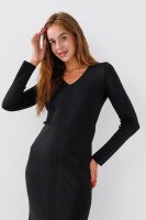 Сукня однотонна жіноча Femme 1014 S Чорний (2000989871101D)  Фото №0