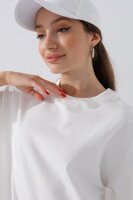 Сукня однотонна жіноча LAWA WBC02308 M Молочний  Фото №3