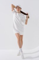 Сукня однотонна жіноча LAWA WBC02308 M Молочний  Фото №0