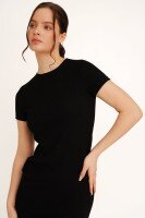 Платье однотонное женское LAWA WBC02371 XS Черный  Фото №3