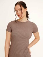 Платье однотонное женское LAWA WBC02371 XS Мокко  Фото №3