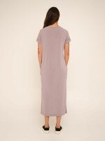 Купить Платье однотонное женское LAWA WBC02392 XS Серый Артикул: 2000990665768 Миниатюра фотографии № 4