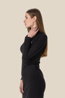Платье однотонное женское LAWA WTC02345 XS Черный  Фото №2