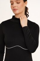 Платье однотонное женское LAWA WTC02358 XS Черный  Фото №3